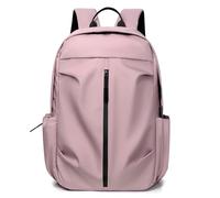 SONARIN Mochila Casual Ligera,Impermeable Mochila Portatil 14 Pulgadas Mochila de Viaje Mochila Escolar Bolsa de Trabajo Universidad Antirrobo para Hombre Mujer(Rosa)