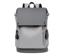 SONARIN Mochila Portatil Hombre,15.6 Pulgadas Mochila Ordenador Mochila de Viaje Impermeable Bolsa Casual Mochila de Trabajo con Puerto USB para Hombres Mujeres(Gris Claro)