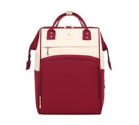SONARIN Moda Gran Capacidad Mochila de Pañales para Bebé,Multifuncional Impermeable Bolsa de Pañales Portátil Bolso Cambiador de Viaje con 3 Bolsillos Aislados(Rojo)