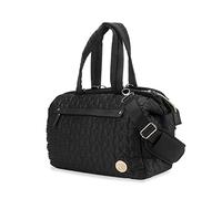 SONARIN Multibolsillos Bolsa de Pañales para Bebés,Gran Capacidad Multifuncional Materna Messenger Bolsos Bandolera Elegante Bolsa de Viaje para Pañales con Correa de Hombro(Negro)