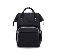 SONARIN Multifunción Mochilas para Pañales Con Correa de Cochecito,Gran Capacidad, Organizador de Mochila de Viaje,Impermeable,Anti-sucio película transparente(Negro)