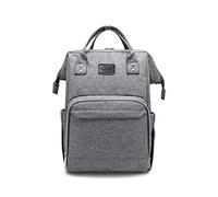 SONARIN Multifunción Mochilas para Pañales Con Correa de Cochecito,Gran Capacidad, Organizador de Mochila de Viaje,Impermeable,Anti-sucio película transparente(Gris Claro)