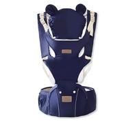 SONARIN Multifuncional 3 en 1 Mochila Portabebés con Asiento de Cadera,Portabebés Ergonómico Transpirable Portador de Bebé Multiposición para Recién Nacidos 0-36 Meses(Azul Oscuro)