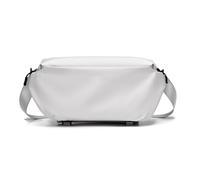 SONARIN Multifuncional Bolsa de Pecho Hombre,Impermeable Moderno Bolso Cruzado Bolsa Bandolera Bolsas de Hombro Casual Riñonera para Escuela Trabajo Viaje Deporte(Blanco)