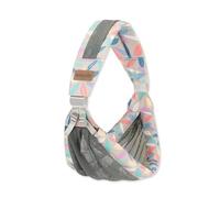 SONARIN Multifuncional Fular Portabebés,Ergonómico Portador de Bebé Bandolera Portabebés Mochila Portabebés Portadores con Correa Ajustable de Hombro para Recién Nacidos 0-36 Meses(Hoja)