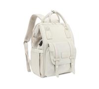SONARIN Multifuncional Gran Capacidad Mochila de Pañales para Bebé,Multibolsillos Impermeable Bolsa de Pañales Bolso Cambiador de Viaje con 2 Bolsillos Aislados & Puerto USB(Blanco Grisáceo)