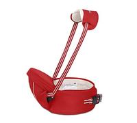 SONARIN Multifuncional Hipseat Baby Carrier,Portador de bebé,Tamaño Gratuito, asiento de asiento para niños pequeños,Cinturón Frontal,4 Posiciones de Carrying,Regalo Ideal(Rojo)