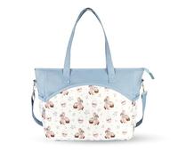 SONARIN Multifuncional Impermeable Bolsa de Pañales para Bebés,Gran Capacidad Materna Messenger Bolsos Bandolera Bolsa de Viaje para Pañales con Correa de Hombro & Cambiador(Conejo de Pascua)