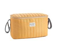 SONARIN Multifuncional Impermeable Bolsa Organizadora de Cochecito,Bolso Carrito Bebe Ligera Organizador para Coches de Paseo Bolsa de Almacenamiento de Cochecito Universal(Amarillo)