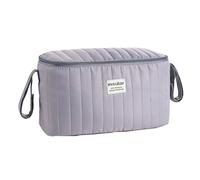 SONARIN Multifuncional Impermeable Bolsa Organizadora de Cochecito,Bolso Carrito Bebe Ligera Organizador para Coches de Paseo Bolsa de Almacenamiento de Cochecito Universal(Gris)