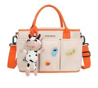 SONARIN Multifuncional Lindo Bolsa de Pañales para Bebé,Maternidad Messenger Impermeable Bolso Bandolera de Cambio Bolsa de Viaje para Pañales con Ganchos Carrito Bebé(Beige)