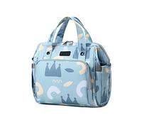 SONARIN Multifuncional Mochila de Pañales para Bebé,Gran Capacidad Impermeable Ligera Bolsa de Pañales Bolsos Bandolera Bolsa para Pañales de Viaje Portátil para Mamá Papá(Azul)