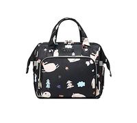 SONARIN Multifuncional Mochila de Pañales para Bebé,Gran Capacidad Impermeable Ligera Bolsa de Pañales Bolsos Bandolera Bolsa para Pañales de Viaje Portátil para Mamá Papá(Negro)