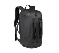 SONARIN Multifuncional Mochila de Viaje,Gran Capacidad Equipaje de Mano Bolsa de Cabina Avion Mochila para Portátil Mochila de Senderismo con Bolsillo Zapatos para Hombre Mujer(Negro)