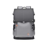 SONARIN Multifuncional Moda Mochila Hombre,Gran Capacidad Bolsa Casual Mochila Portatil 15,6 Pulgadas Mochilas de Trabajo Mochilas de Viaje Escolar con Puerto USB(Gris)