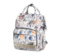SONARIN Multifuncional Nylon Mochila de Pañales para Bebé,Gran Capacidad Impermeable Bolsa de Pañales Bolso Cambiador Bolsa de Viaje para Pañales con Cambiador & Ganchos Carrito Bebé(Animales)