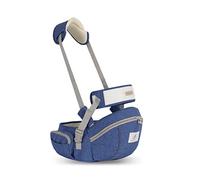 SONARIN Multifuncional Portabebé Asiento de Cadera,Portador de Bebé Ergonómico Taburete de Cintura con Cinturón de Seguridad & Correa de Hombro para Bebé Niño Pequeño 0-24 Meses(Azul)