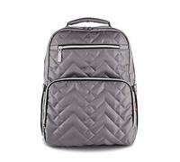 SONARIN Nylon Multifunción Mochilas para Pañales,Cambiador,Impermeable,Bolsa de portátil a prueba de golpes,Bolsas con aislamiento de botella,Gran Capacidad,Elegante y Duradera(Gris)