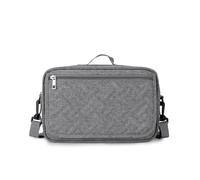SONARIN Portátil Bolsa Organizadora de Cochecito con Cambiador,Multifuncional Impermeable Bolsa de Pañales para Bebé Bolso de Cambio Bolso Carrito Bebe con Correa para el Hombro(Gris)