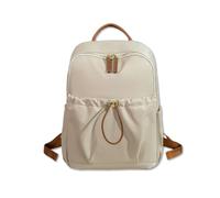 SONARIN Portátil Moda Mochila Mujer,Versátil Ligera Mochila Casual Mochilas Portatil 15 Pulgadas Mochilas Escolares Niñas,Bolsa Mujer para Trabajo Viaje Universidad(Albaricoque)
