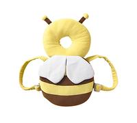 SONARIN Protector de Cabeza de Bebé,Almohadillas de Seguridad Ajustables Cojín de Protección Mochila Protectora para la Cabeza del Bebe Almohada Protección Anti-Caídas para Bebés(Abeja)