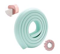 SONARIN Protector Para Esquinas y Bordes,Bebe Protecciones Borde Cobertura 2m/ 6,6 pies, Protectores de Bordes de mesas para Muebles,Forma de L con cinta adhesiva fuerte(Verde Claro)