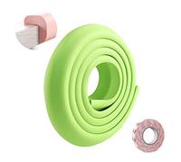 SONARIN Protector Para Esquinas y Bordes,Bebe Protecciones Borde Cobertura 2m/ 6,6 pies, Protectores de Bordes de mesas para Muebles,Forma de L con cinta adhesiva fuerte(Verde)
