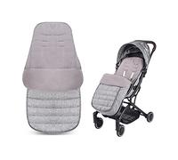 SONARIN Saco Silla de Paseo universal, Impermeable y a prueba de viento,Protección antideslizante,Cosy Toes, Forro Polar térmico Deluxe,para Sillas de paseo,Cochecito(Gris)