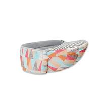 SONARIN Transpirable Cómodo Portabebé Asiento de Cadera,Portador de Bebé Ergonómico Taburete de Cintura Multifuncional con Bolsillo Lateral para Bebés Niños Pequeños(Geometría)