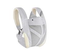 SONARIN Transpirable Ligero Mochila Portabebés,Suave Algodón Portabebés Portador de Bebé Ergonómica Muitifuncional para Recién Nacidos y Niños Pequeños 0-36 Meses(Gris)