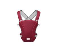 SONARIN Transpirable Multifuncional Mochila Portabebés,Portabebé Ligero Portador de Bebé Ajustable,Todas las Posiciones para Recién Nacidos y Niños Pequeños 0-12 Meses(Rojo)