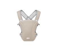 SONARIN Transpirable Multifuncional Mochila Portabebés,Portabebé Ligero Portador de Bebé Ajustable,Todas las Posiciones para Recién Nacidos y Niños Pequeños 0-12 Meses(Beige)