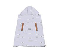 SONARIN Universal All Seasons Cover Manta para portabebés,Cobertor para portabebés,Prueba de viento, Impermeable,Forro desmontable para el invierno cálido(Gris Claro)