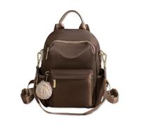 SONARIN Versátil Antirrobo Mochila Mujer,Ligera Moda Señoras Mochila Casual Mochilas Escolares Niñas,Bolsa de Hombro Convertible para Trabajo Viaje Universidad(Café)