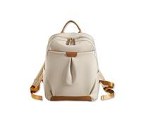 SONARIN Versátil Impermeable Mochila Mujer,Ligera Mochila Casual Mochilas Portatil 15 Pulgadas Mochilas Escolares Niñas,Bolsa Antirrobo para Trabajo Viaje Universidad(Albaricoque)