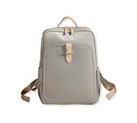 SONARIN Versátil Ligera Mochila Mujer,Impermeable Mochila Casual Mochilas Portatil 15 Pulgadas Mochilas Escolares Niñas,Bolsa Antirrobo para Trabajo Viaje Universidad(Gris Claro)