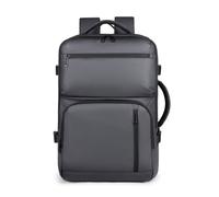 SONARIN Viaje Mochila para Portatil,Expandible Gran Capacidad Mochilas de Trabajo Mochilas Ordenador 15,6 Pulgadas,Impermeable Mochila de Cabina Bolsa Casual para Hombre(Gris)