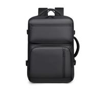 SONARIN Viaje Mochila para Portatil,Expandible Gran Capacidad Mochilas de Trabajo Mochilas Ordenador 15,6 Pulgadas,Impermeable Mochila de Cabina Bolsa Casual para Hombre(Negro)