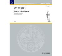 Sonata burlesca: for trumpet in Bb and piano. trumpet in Bb and piano. Partition et partie.