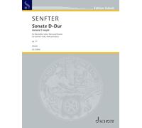 Sonata D major: for clarinet in Bb, viola, horn in F and piano. op. 37. clarinet in Bb, viola, horn. Partition et parties.