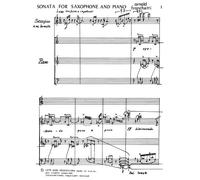 Sonata for Alto Saxophone and Piano by Arnold Franchetti