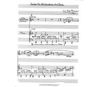 Sonata for Alto Saxophone and Piano by Lisa Gaye Pressman