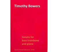 Sonata For Bass Trombone And Piano - Book