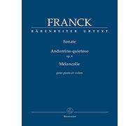 Sonata in A major, Andantino quietoso Op.6, Melancolie for Violin and Piano