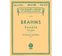 Sonata in F Minor, Op. 120, No. 1: Schirmer Library of Classics Volume 1862 Score and Parts