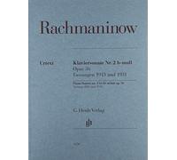Sonate n2 opus 36 en sib majeur versions de 1913 et 1931 --- piano: Fassungen 1913 und 1931. Klavier zu zwei Händen, Urtextausgabe
