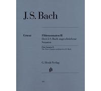 Sonates pour flute, volume ii (3 sonates attribuees a j. s. bach) - flute et piano: Instrumentation: Flute and Piano