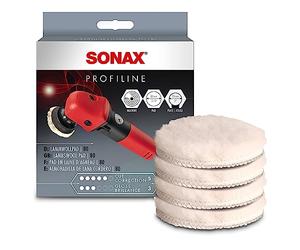SONAX 04941410 almohadilla de lana de cordero 80 (4 piezas)