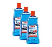 SONAX 3 x 03325410 anticongelante (& Transparente de Listo para Usar hasta 20 °C 2L