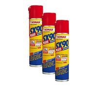 SONAX 3 x 04743000 SX90 Plus óxido multiöl Protección anticorrosión Spray 400 ML